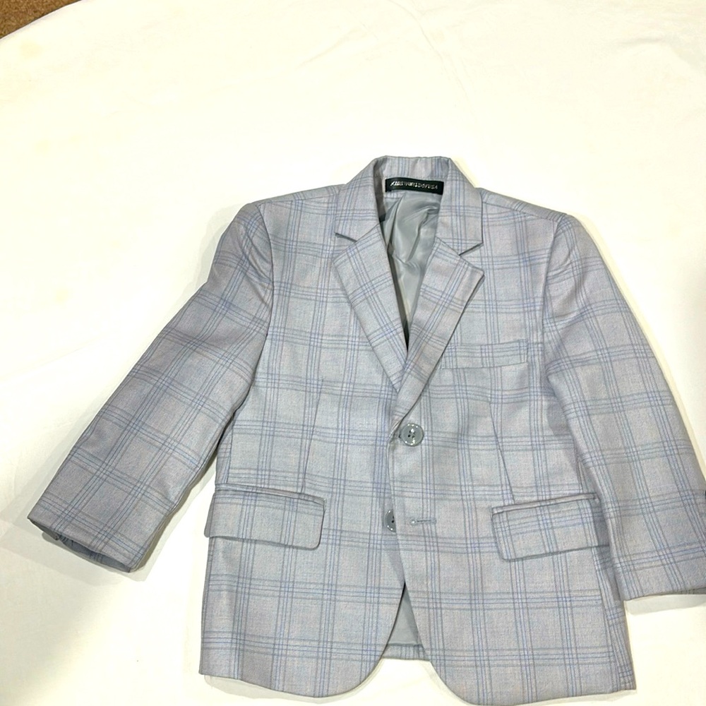 Toddler size 3 Grey and Blue blazer